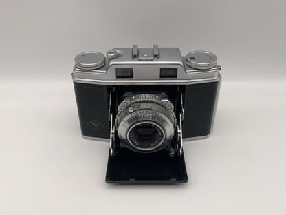 Agfa Super Solinette Klappkamera mit Solinar 1:3.5/50 Synchro-Compur