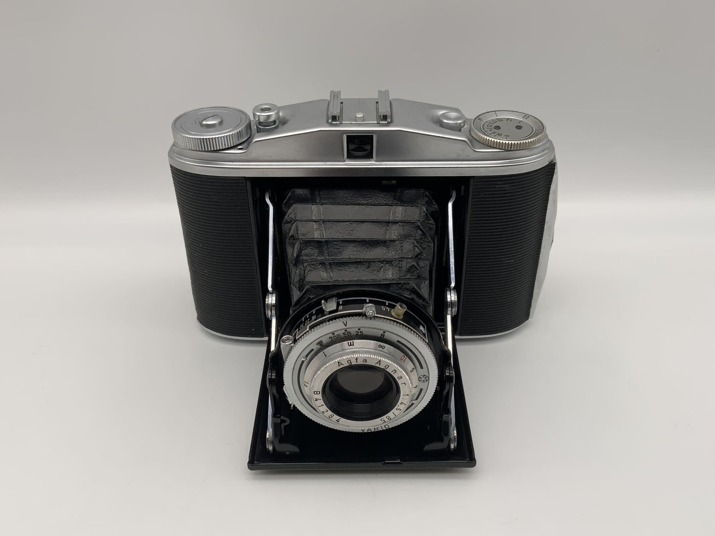 Agfa Isolette II Klappkamera mit Agnar 1:4.5 / 85 Vario