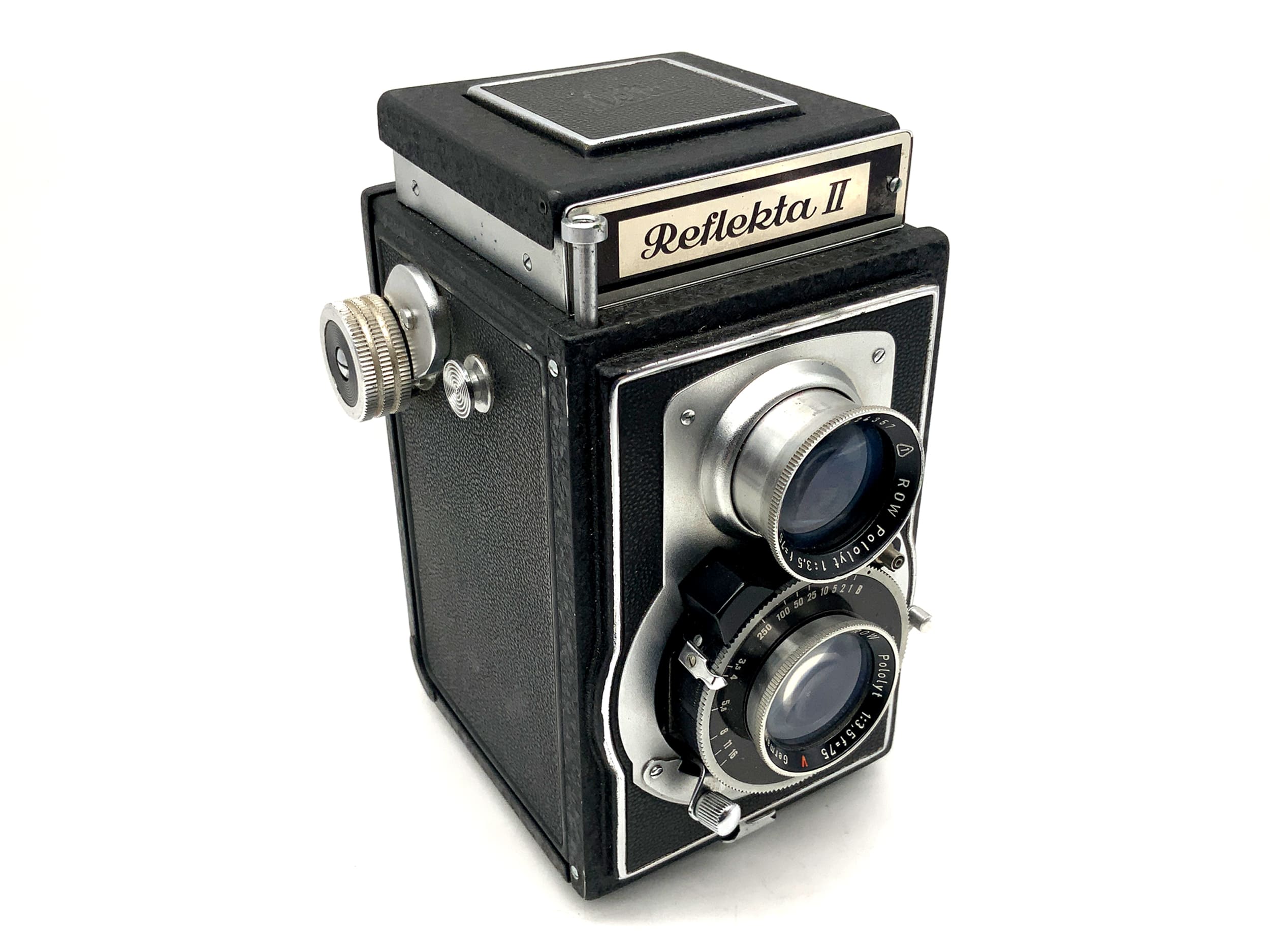 Welta Reflekta II TLR mit ROW Pololyt 75mm 1:3,5 red V Zweiäugige Analogkamera