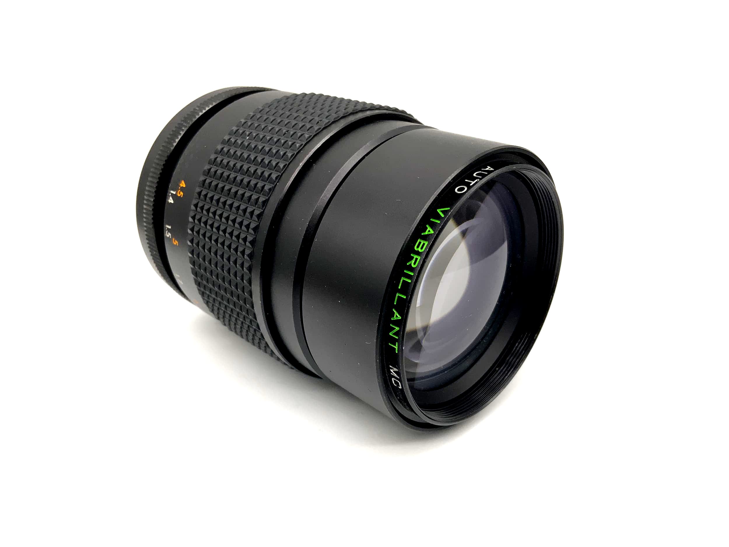 Objectif d'appareil photo Viabrilliant 135 mm 1:2,8 Auto MC (Minolta MD)