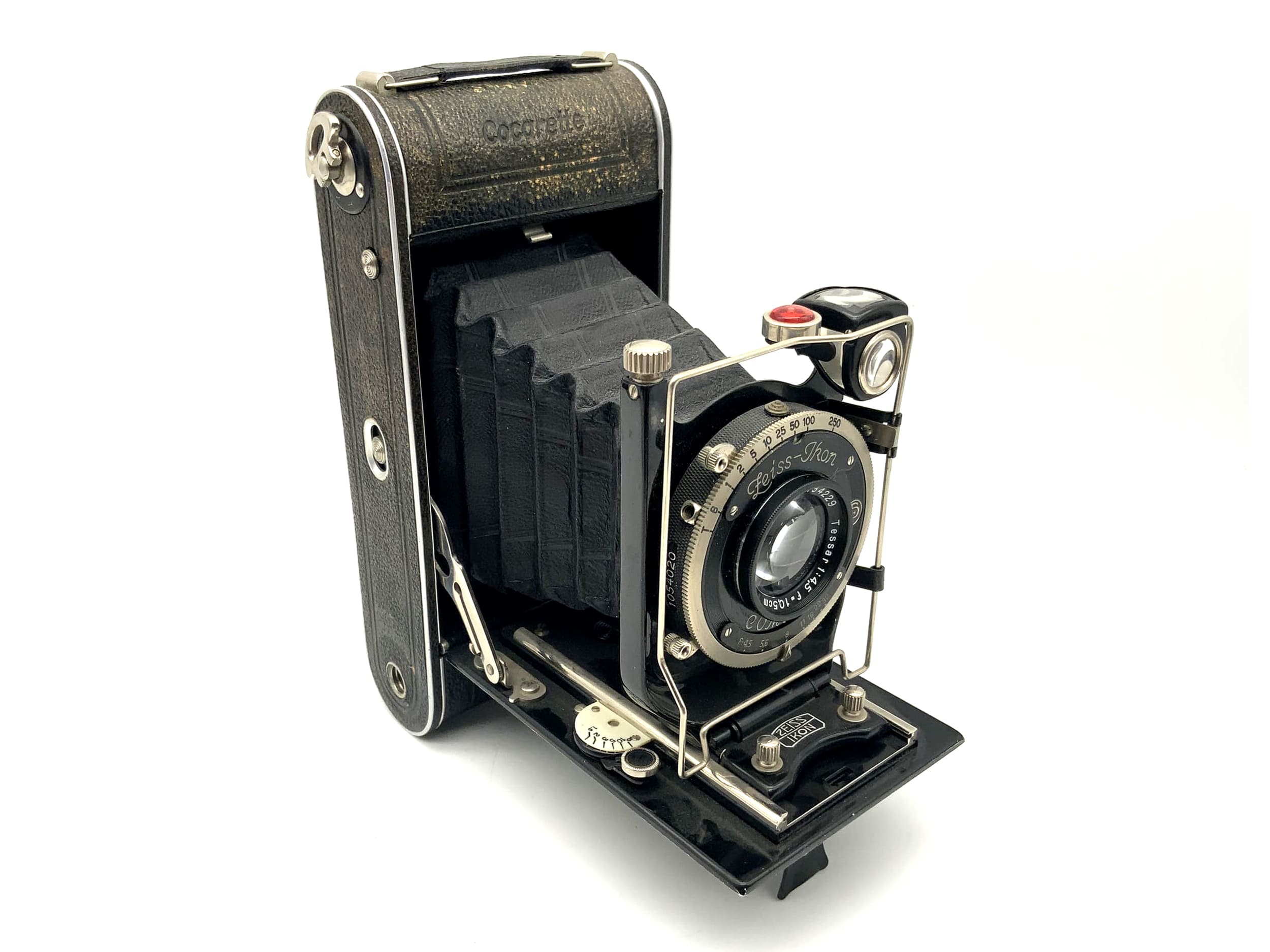 Appareil photo pliable Zeiss Ikon Cocarette 517/2 Carl Zeiss Tessar 1:4,5 f = 10,5 cm Compur