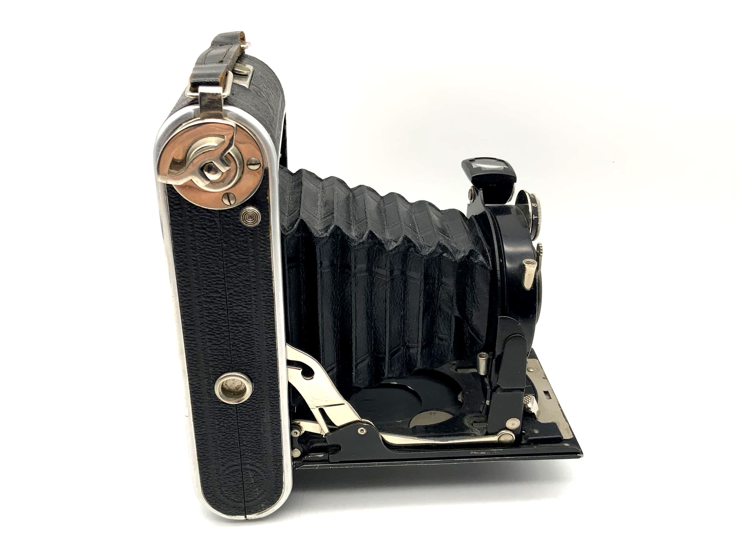 Appareil photo pliable Welta Perle avec Rodenstock Trinar Anastigmat 1:4,5 f=10,5cm