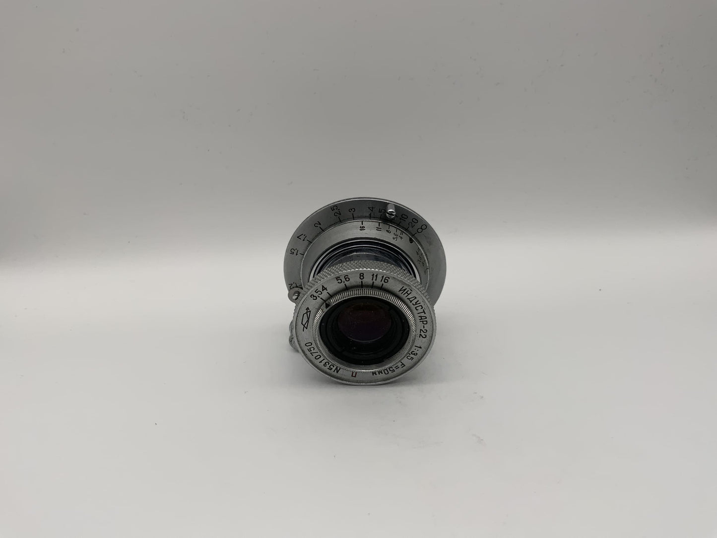 KMZ 50mm 1:3.5 Objektiv  L39 passend für Leica Industar-22 Kamera Lens (M39)