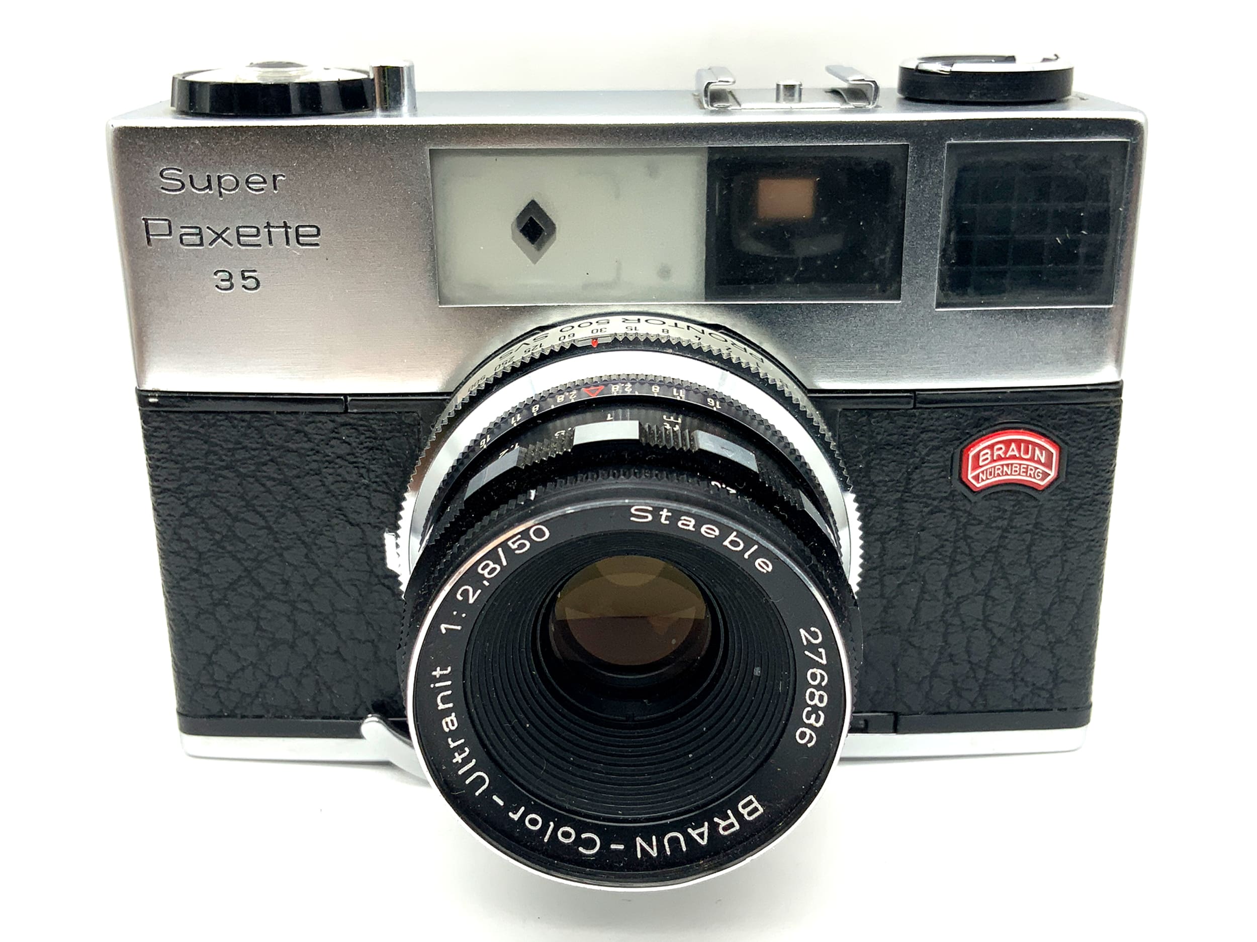 Appareil photo télémétrique Braun Super Paxette 35 avec Stable Color Ultranit 1:2,8 50 mm