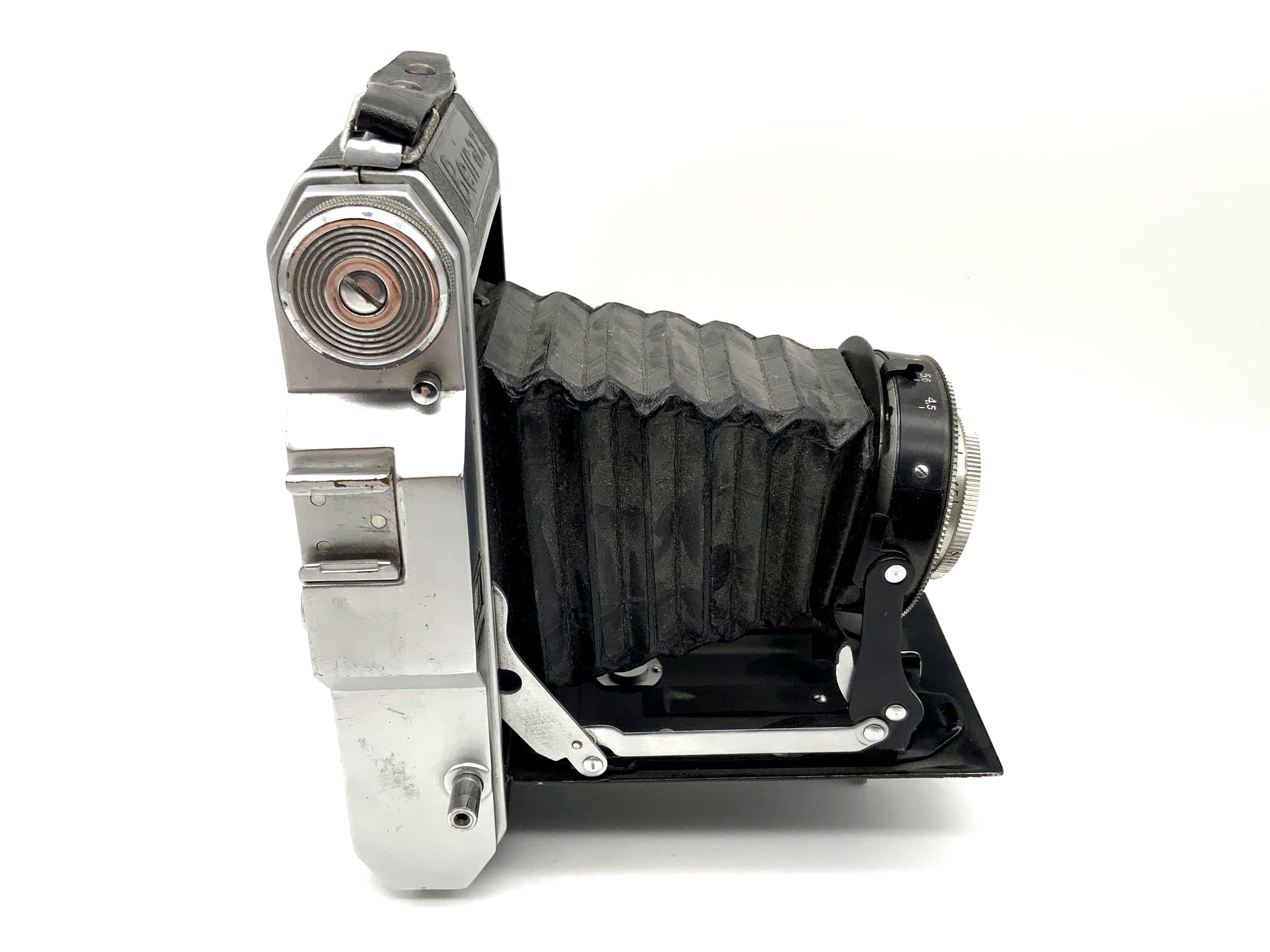 Beier Beirax folding camera with E.Ludwig Meritar 1:4.5 f=105mm Junior