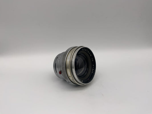 KMZ 50mm 1:2 Objektiv  Jupiter 8 5cm red P Kamera Camera Lens (Contax RF)