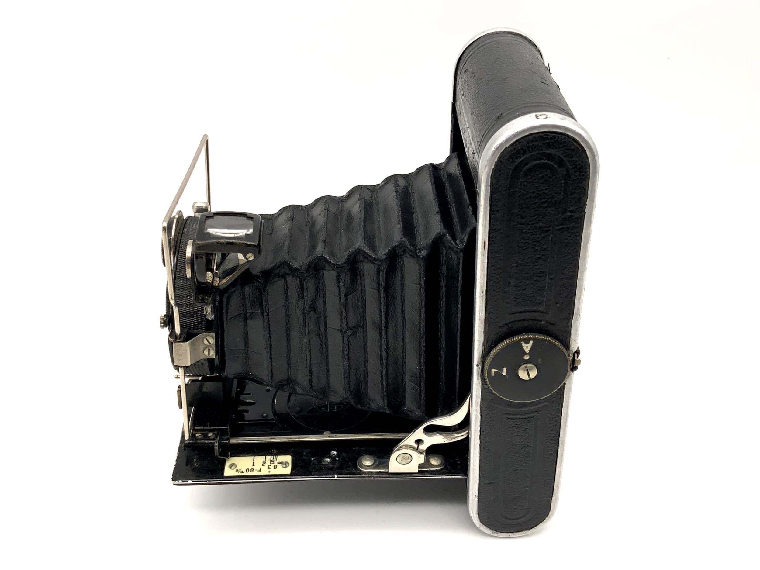 Appareil photo pliable GA Kraus Rollette avec Rollar Anastigmat 1:4,5 f=9cm Compur