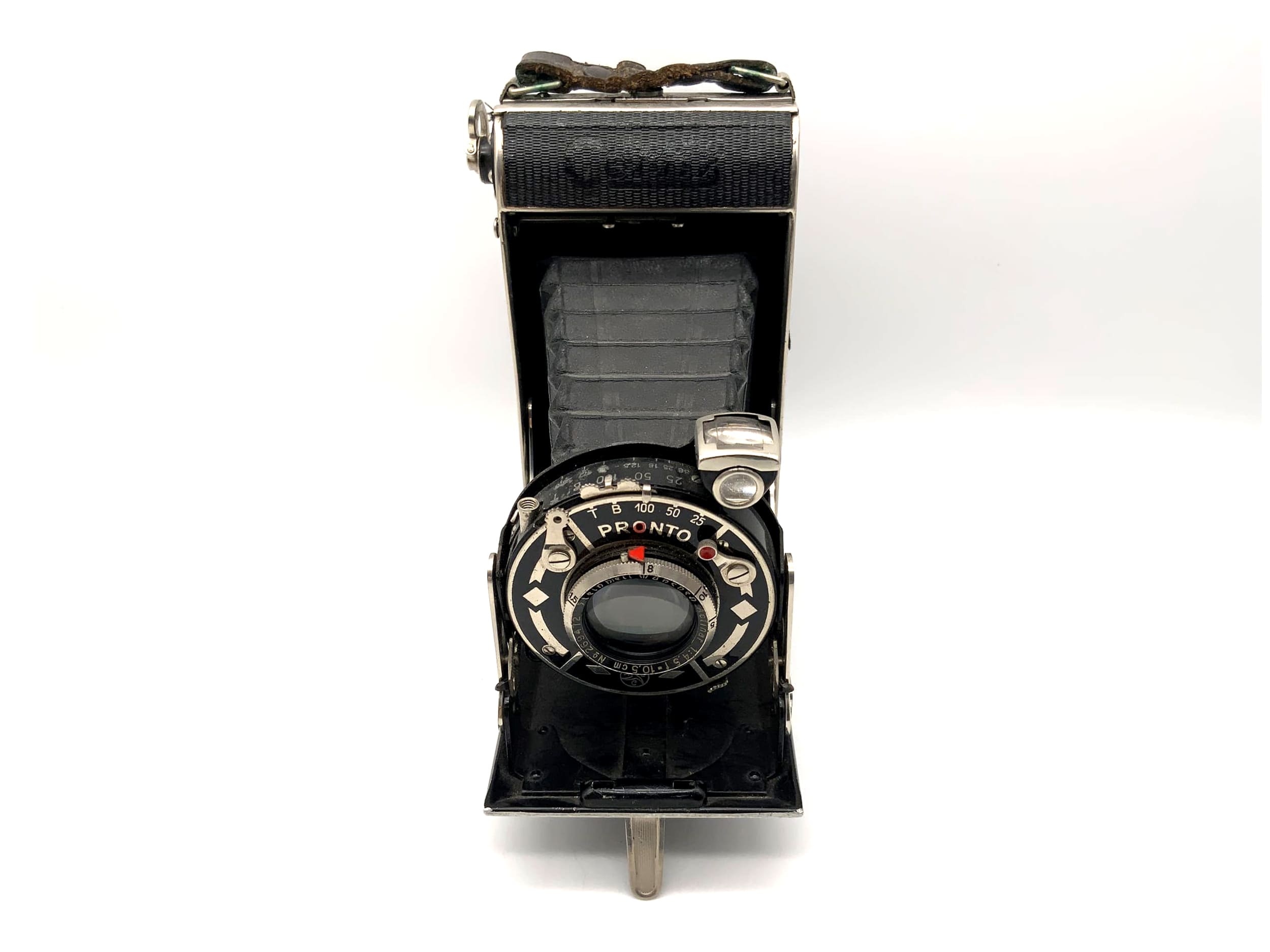 Appareil photo pliable Certo Certix avec Steinheil Munich Actinar 1:4,5 f = 10,5 cm Pronto