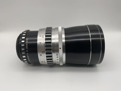 Staeble 135mm 1:3,8 Objektiv  L39 passend für Leica Telexon Kamera Lens (M39)