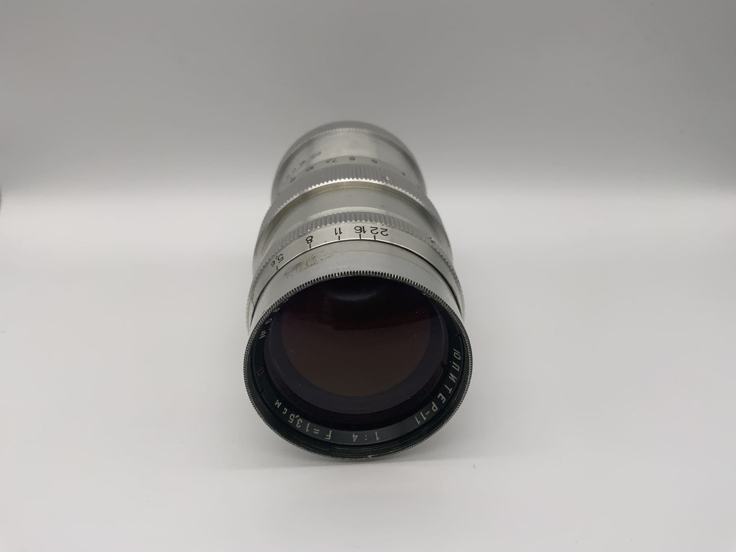 KMZ 135mm 1:4 Objektiv  L39 passend für Leica Jupiter-11 13,5cm red P Lens (M39)