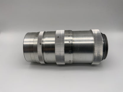 KMZ 135mm 1:4 Objektiv  L39 passend für Leica Jupiter-11 13,5cm red P Lens (M39)