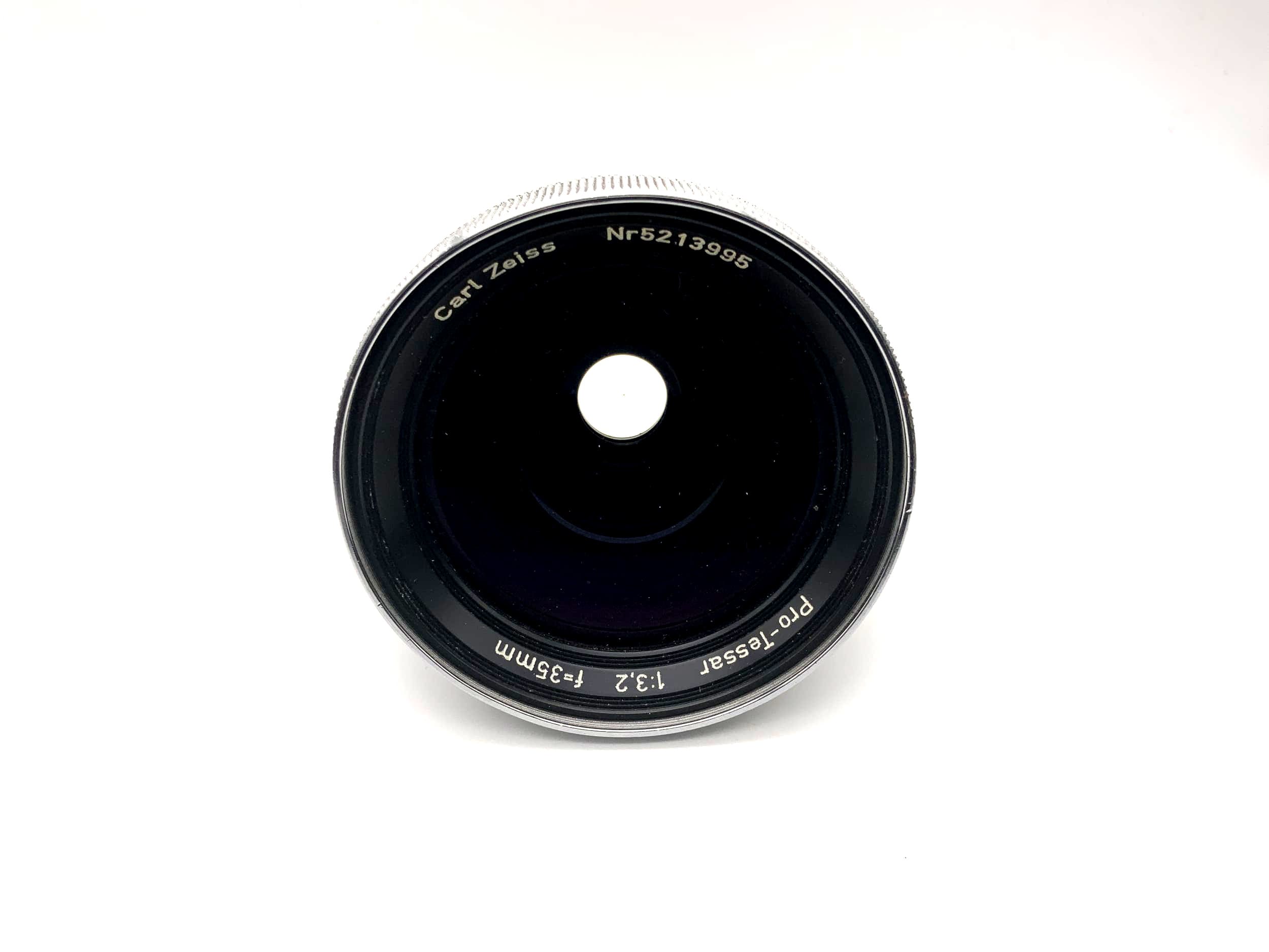 Objectif Carl Zeiss 35 mm 1:3.2 Pro Tessar pour objectif d'appareil photo Contaflex (DLK)