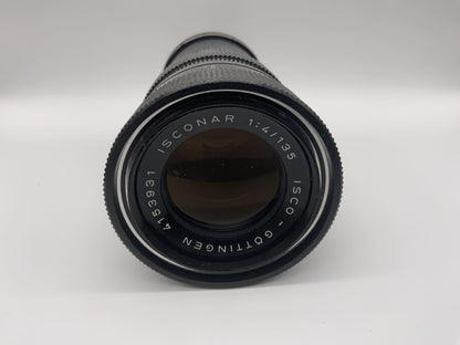 Isco Göttingen 135mm 1:4 Objektiv  Isconar Kamera Camera Lens (M42)