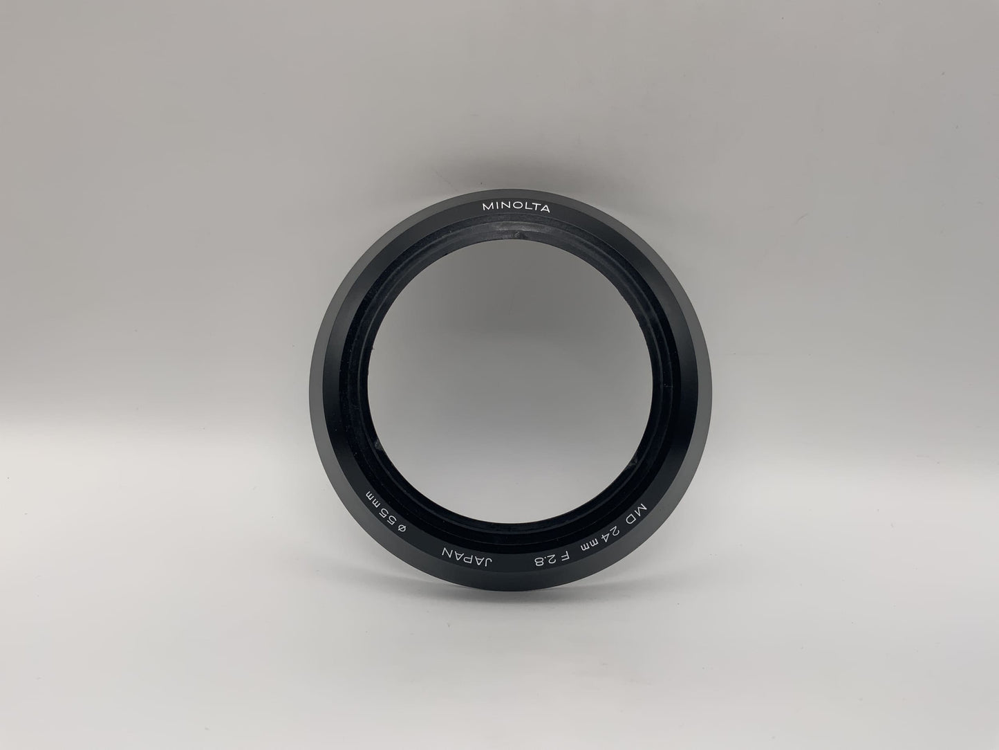 Minolta MD 24mm F2.8 Gegenlichtblende lenshood Sonnenblende