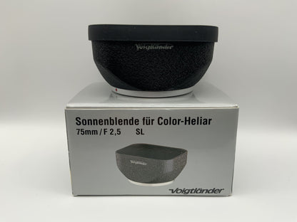 Voigtländer 75mm/F2,5 SL Gegenlichtblende für Color-Heliar lenshood Sonnenblende