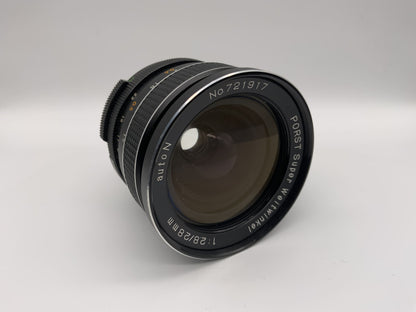 Porst 28mm 1:2.8 Objektiv  auto N Super Weitwinkel ww Kamera Camera Lens (M42)