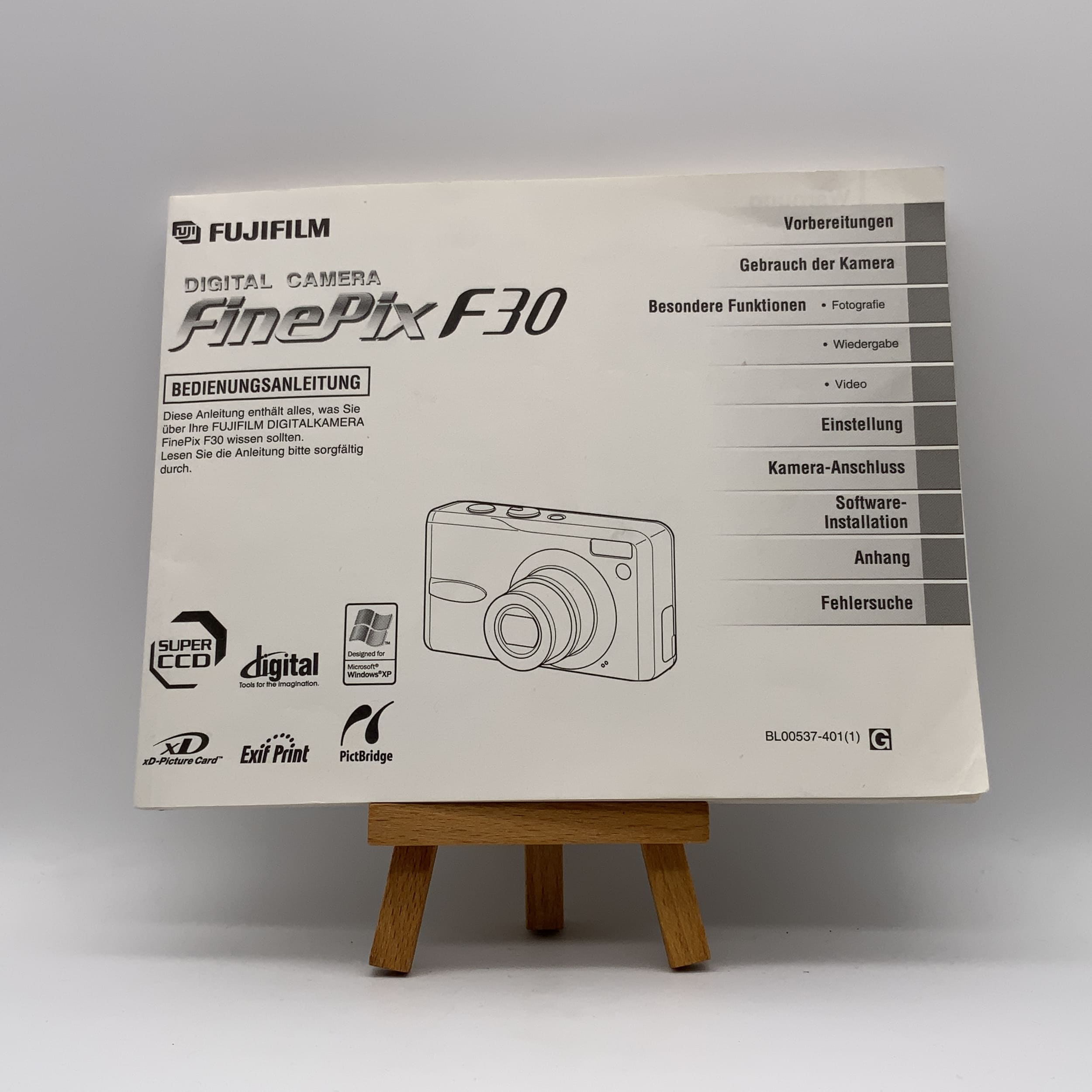 Fujifilm Finepix F30 Bedienungsanleitung Deutsch Gebrauchsanweisung