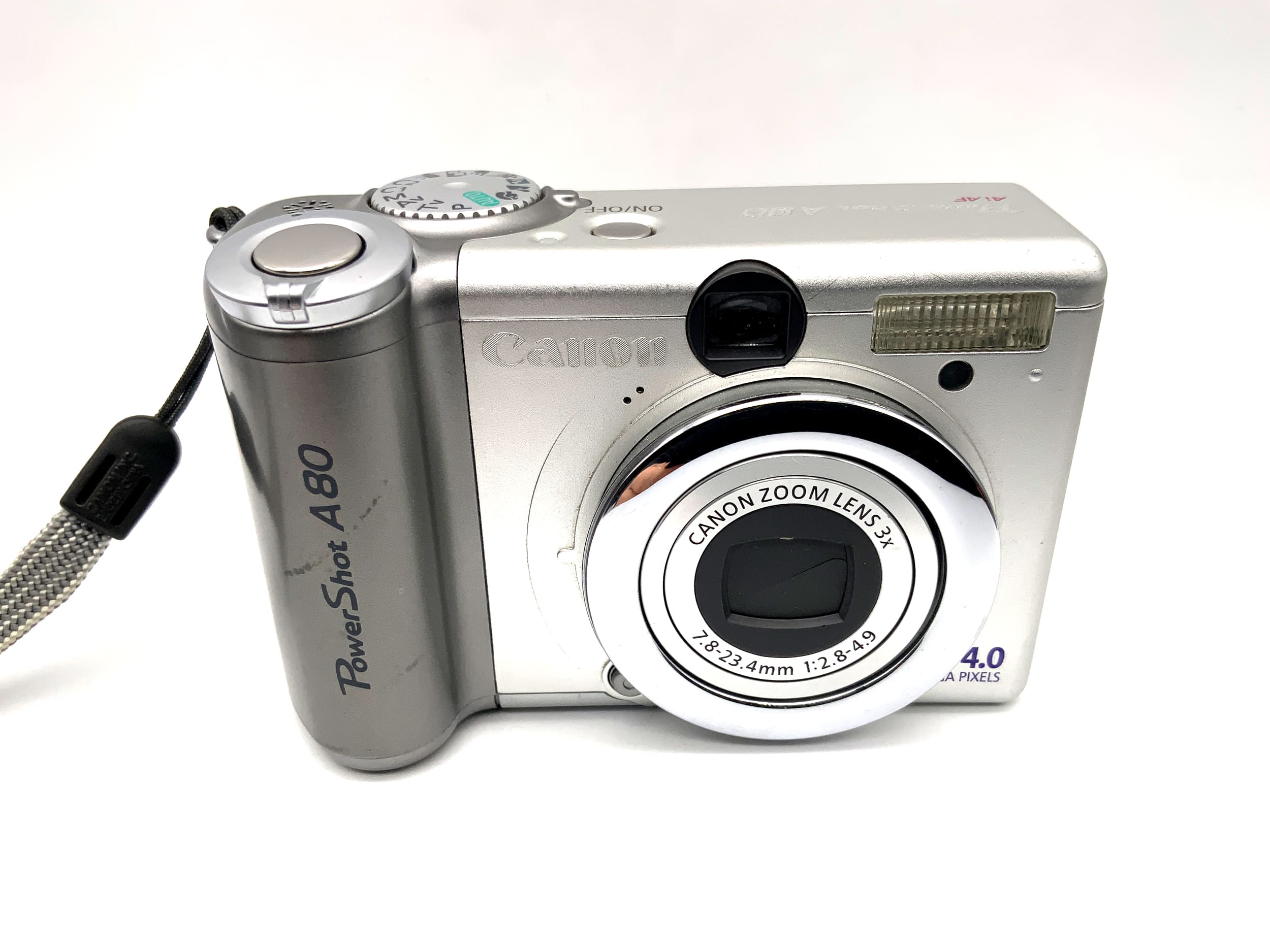 Canon PowerShot A80 Digitale Kompaktkamera mit 7.8-23.4mm 1:2,8-4,9 4MP
