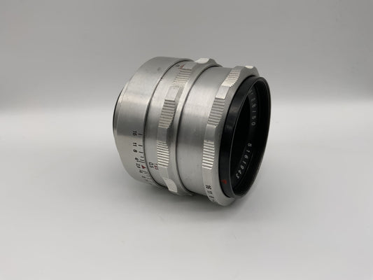 Carl Zeiss 50mm 1:2.8 Objektiv  Tessar Kamera Lens (M42) Blende!