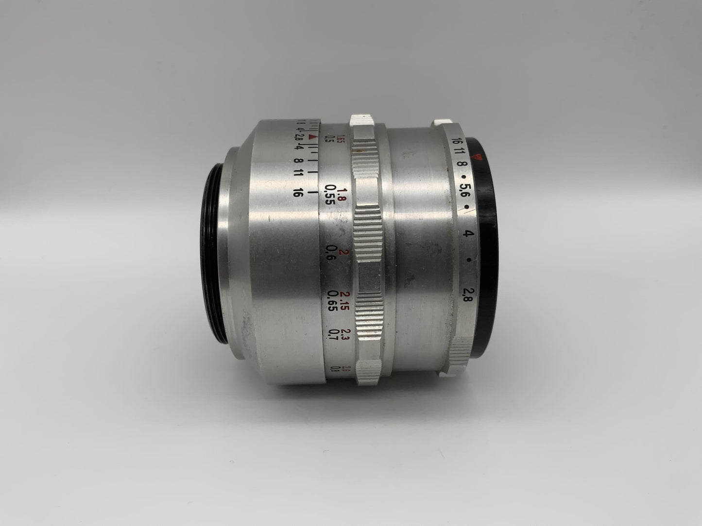 Carl Zeiss 50mm 1:2.8 Objektiv  Tessar Kamera Lens (M42) Blende!