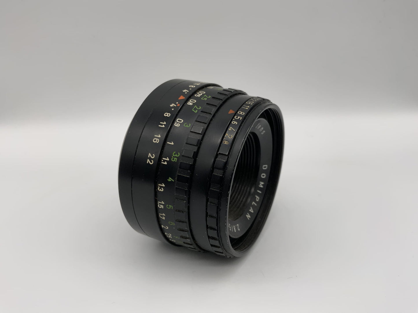 Meyer Optik Görlitz 50mm 1:2.8 Objektiv  Domiplan automatic lens  (M42) Blende!