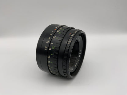 Meyer Optik Görlitz 50mm 1:2.8 Objektiv  Domiplan automatic lens  (M42) Blende!