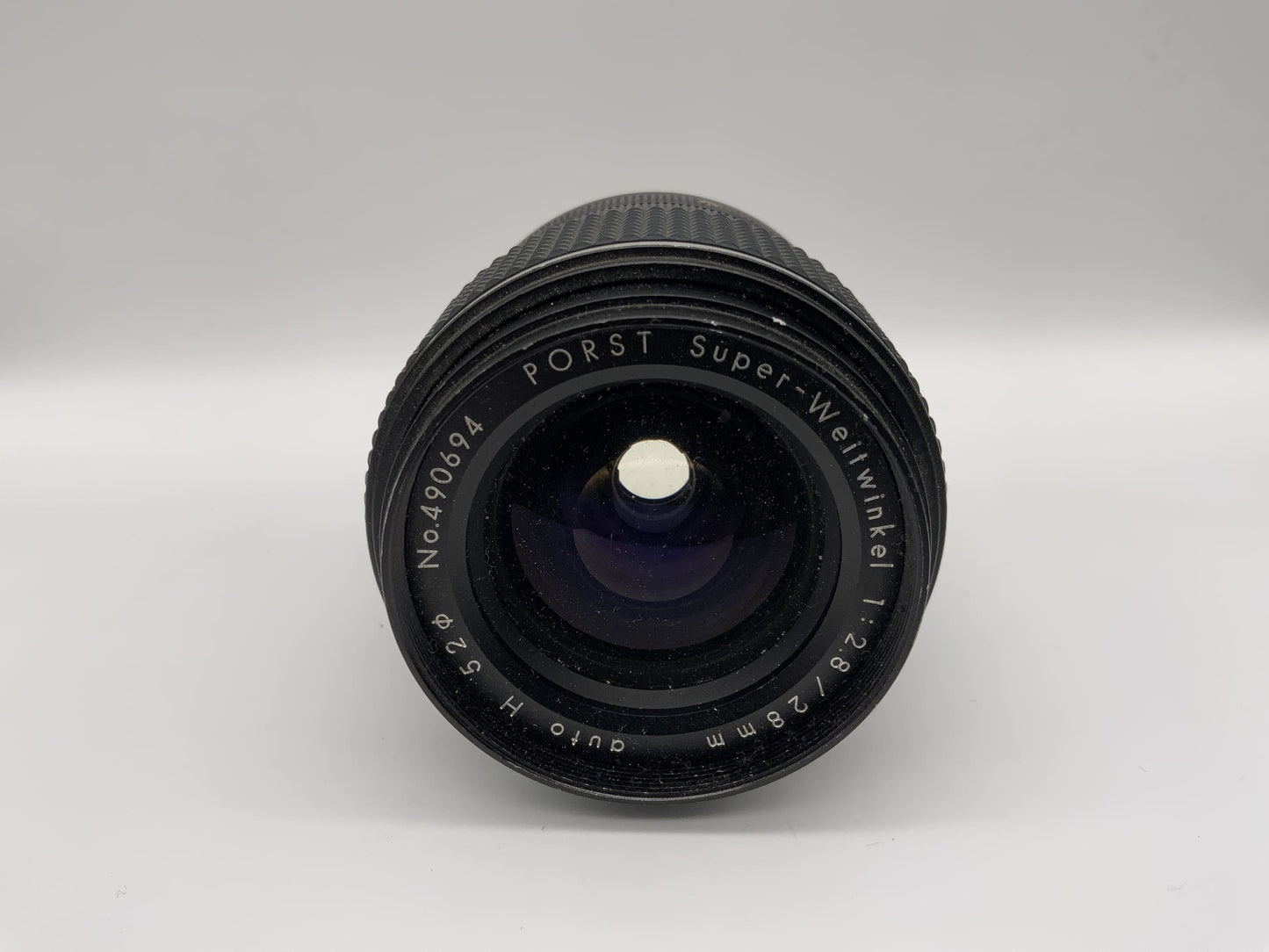 Porst 28mm 1:2.8 Objektiv  Super Weitwinkel auto H Kamera Lens (M42) Blende!