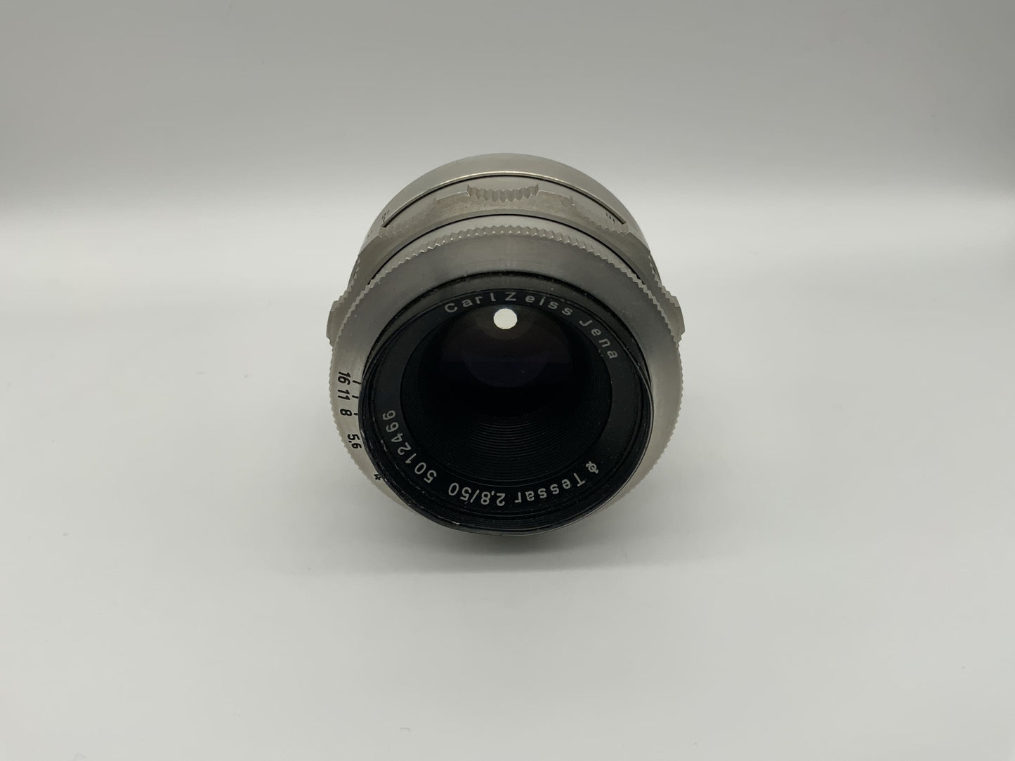 Carl Zeiss 50mm 1:2.8 Objektiv  Tessar 12 Blades Kamera Lens (Altix)