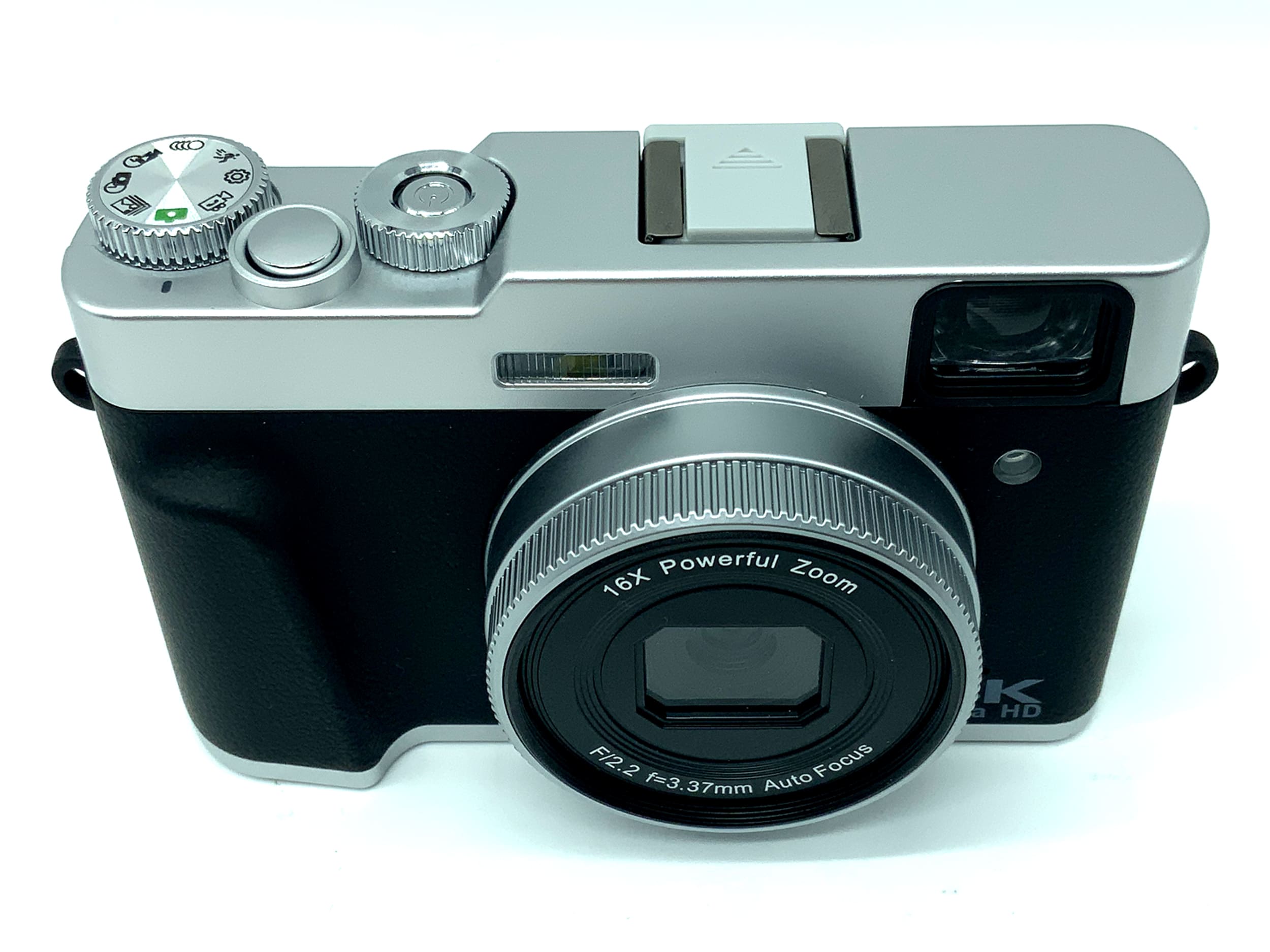 Nezini 4K Digital Camera DC202 Digitale Kompaktkamera mit 3.37mm 1:2.2