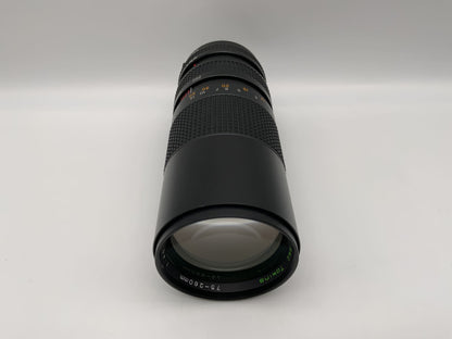 Tokina 75-260mm 1:4.5 Objektiv RMC Close Focus Kamera Camera Lens (Minolta MD)