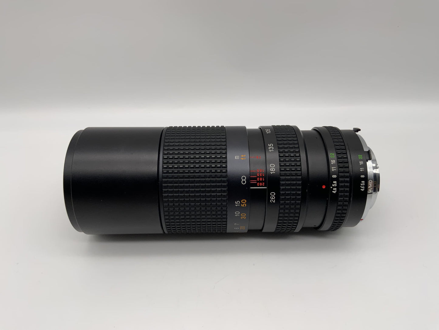 Tokina 75-260mm 1:4.5 Objektiv RMC Close Focus Kamera Camera Lens (Minolta MD)