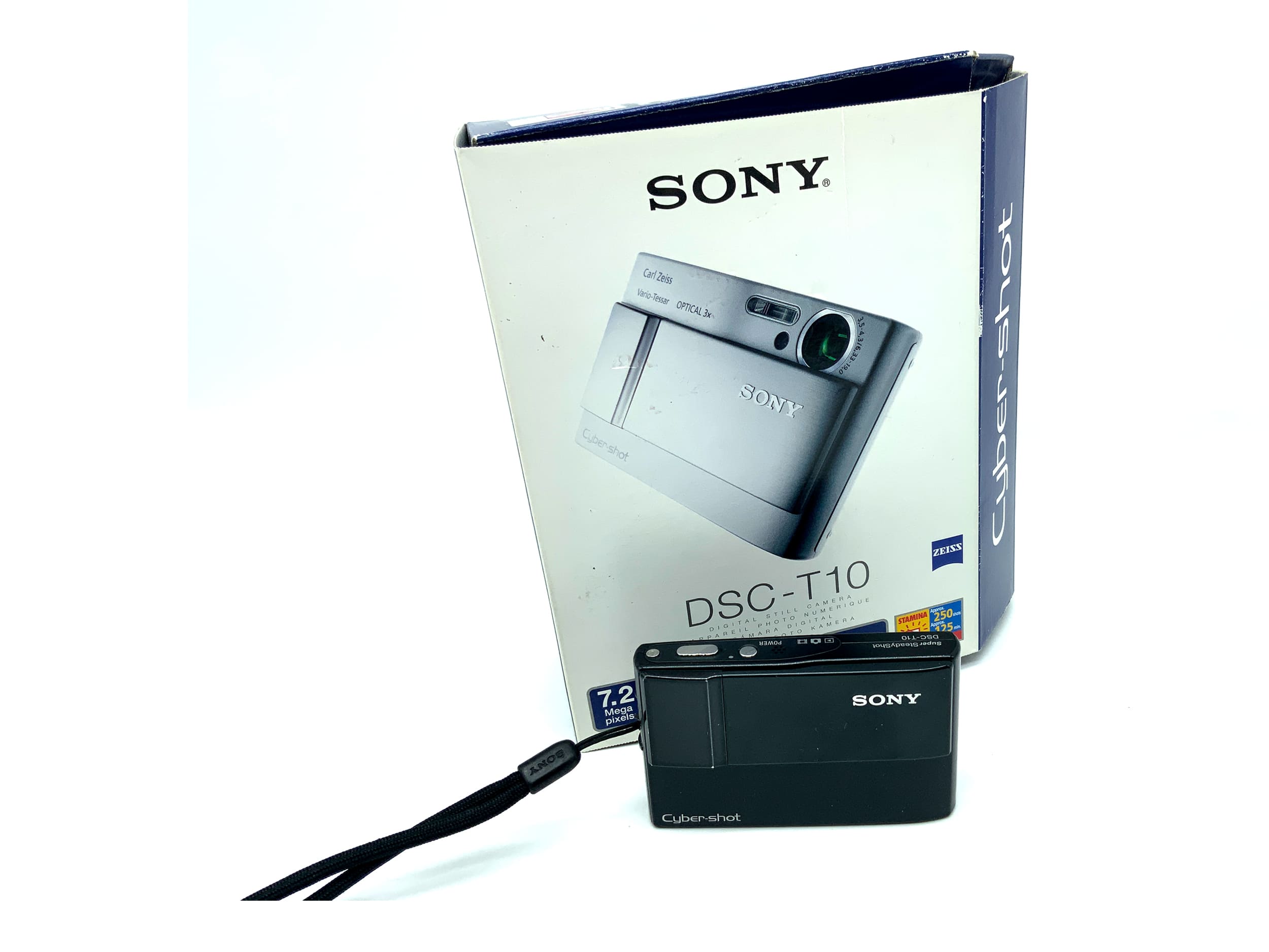 Sony Cyber-Shot DSC-T10 Digitale Kompaktkamera mit 6,33-19mm 1:3,5-4,3 in OVP