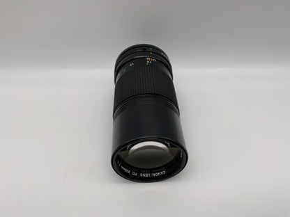 Canon 200mm 1:4 Objektiv Kamera Camera Lens (Canon FD)