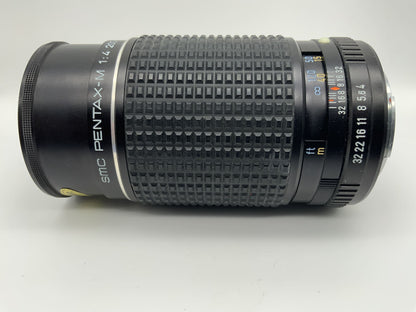 Asahi 200mm 1:4 Objektiv  SMC Pentax-M Kamera Lens (Pentax K)