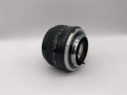 Minolta 50mm 1:1.7 Objektiv  MC Rokkor-PF Kamera Lens (Minolta MD) Pilz!