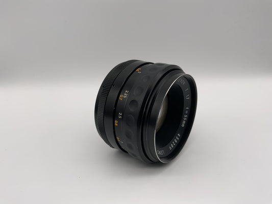 Revuenon 55mm 1:1.7 Objektiv  Auto Kamera Lens (M42) Blende!