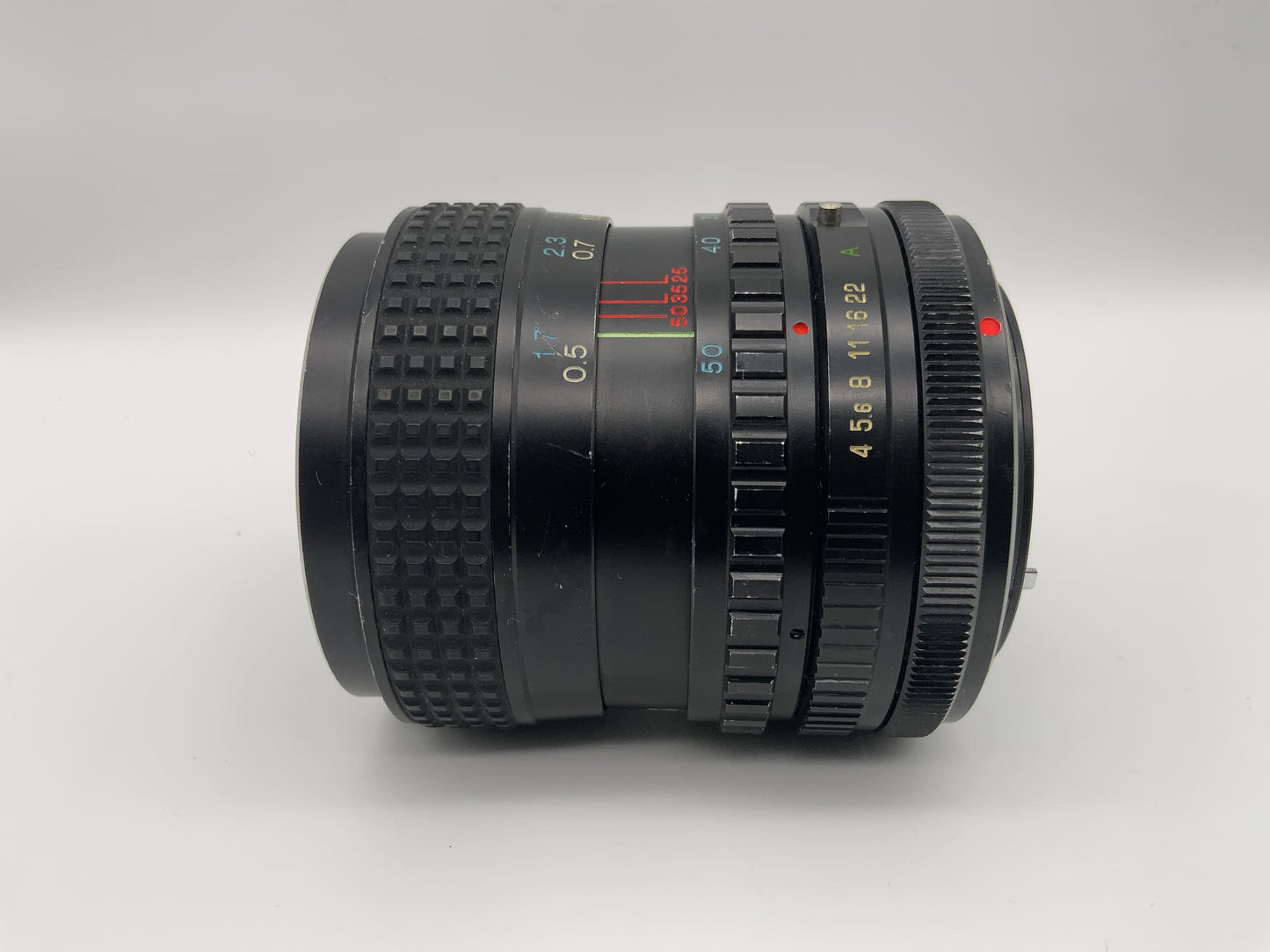 Tokina 25-50mm 1:4 Objektiv  RMC Kamera Lens (Canon FD) Nebel!