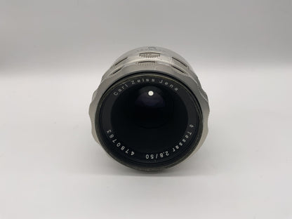 Carl Zeiss 50mm 1:2.8 Objektiv  Tessar 8 Blades Kamera Lens (M42)