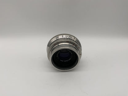 Carl Zeiss 50mm 1:3.5 Objektiv Tessar 14 Blades red T Kamera Camera Lens (Exa)