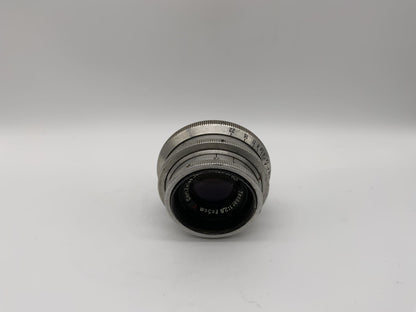 Carl Zeiss 5cm 1:2.8 Objektiv Tessar 14 Blades red T 50mm Camera Lens (M42)