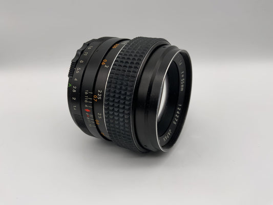 Tomioka 55mm 1:1.4 Objektiv  Chinon Auto Multi-Coated Bokeh  Kamera Lens (M42)