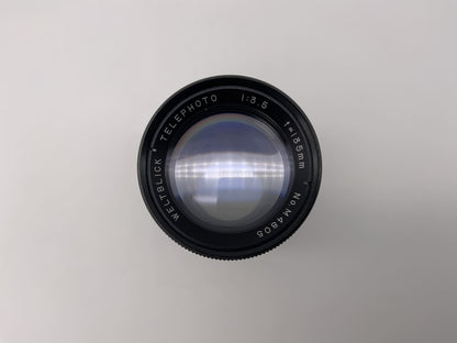 Weltblick 135mm 1:3.5 Objektiv Telephoto  Kamera Camera Lens (M42)