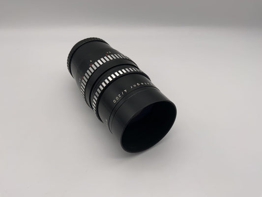 Meyer Optik Görlitz 200 mm 1:4 Objectif Orestegor 15 Lames Objectif d'appareil photo (Exa)