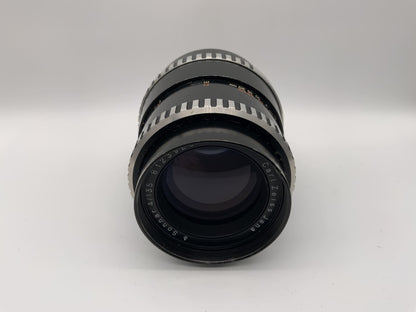 Carl Zeiss 135mm 1:4 Objektiv Sonnar aus Jena Zebra Kamera Camera Lens (Exa)