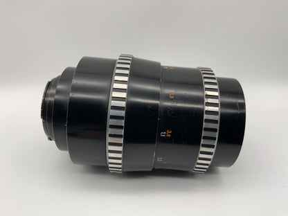 Carl Zeiss 135mm 1:4 Objektiv Sonnar aus Jena Zebra Kamera Camera Lens (Exa)