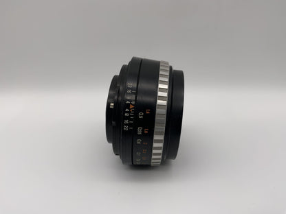 Carl Zeiss 50mm 1:2.8 Objektiv Tessar aus Jena Kamera Camera Lens (Pentina)