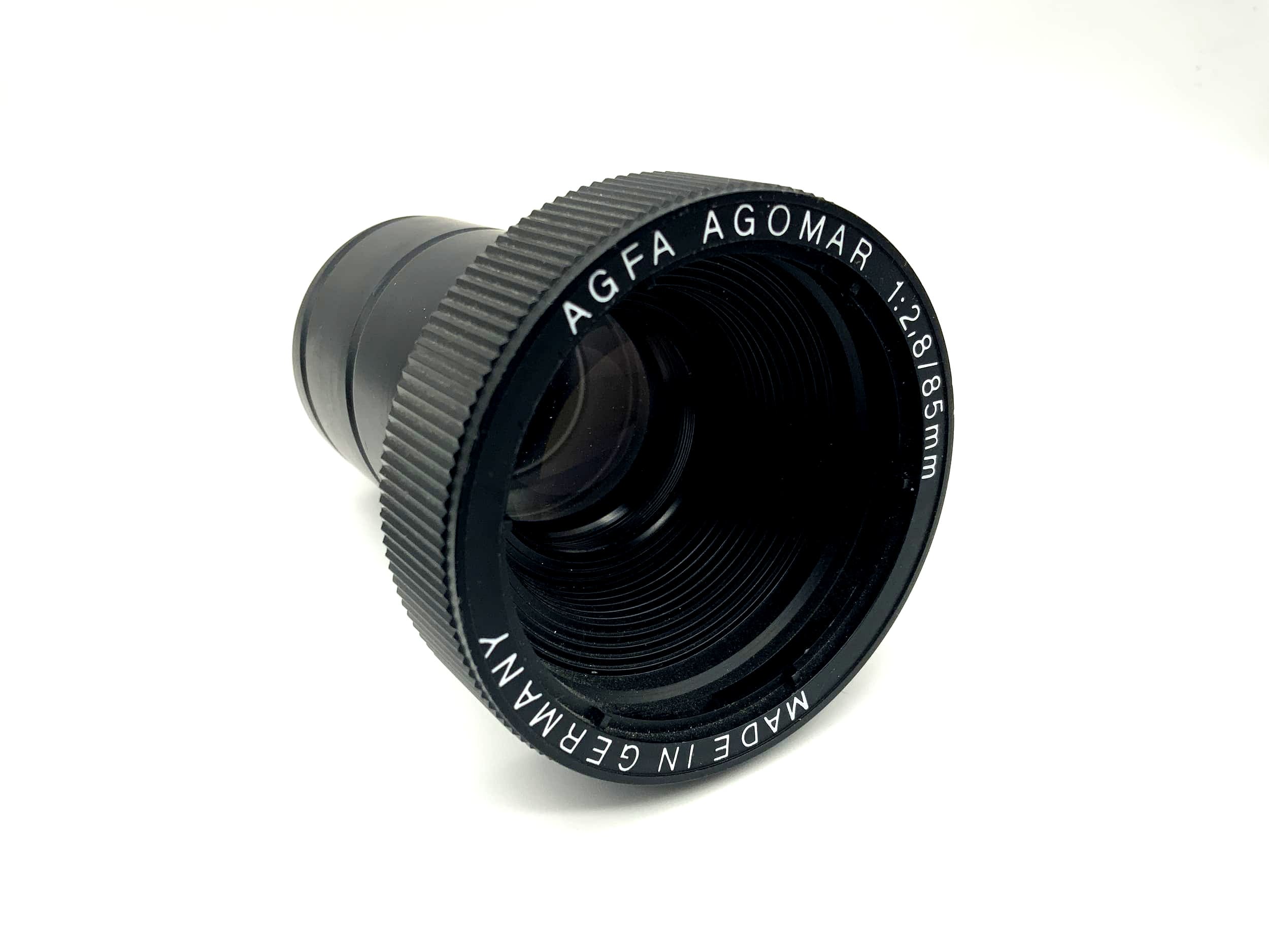 Objectif de projecteur Agfa 85 mm 1:2,8 Objectif Agomar (entraînement par vis sans fin)