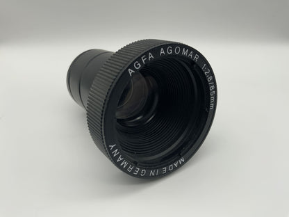 Agfa 85mm 1:2.8 Projektorlinse  Agomar Lens Linse (Schneckengewinde)