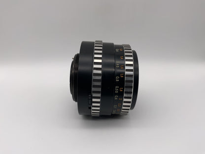 Carl Zeiss 50mm 1:1.8 Objektiv Pancolar aus Jena Zebra Kamera Camera Lens (M42)