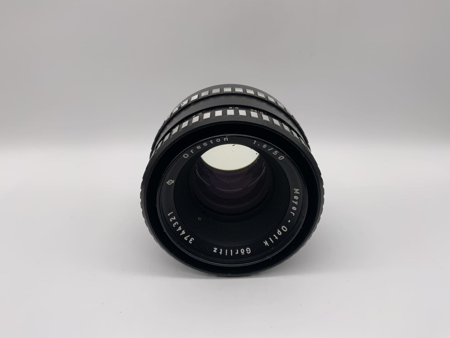 Meyer Optik Görlitz 50mm 1:1.8 Objektiv Oreston Zebra Kamera Camera Lens (M42)